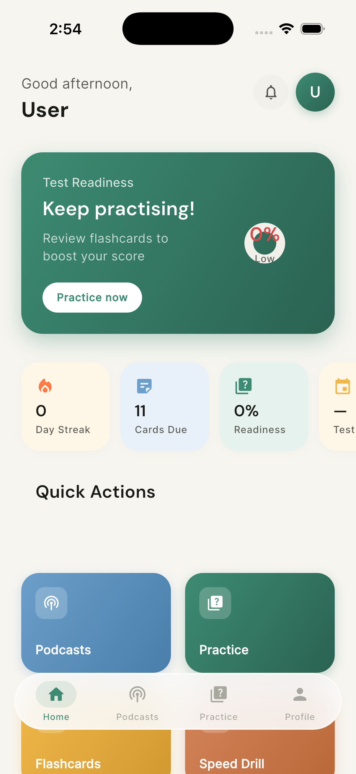CitizenReady dashboard captured by iEZ.